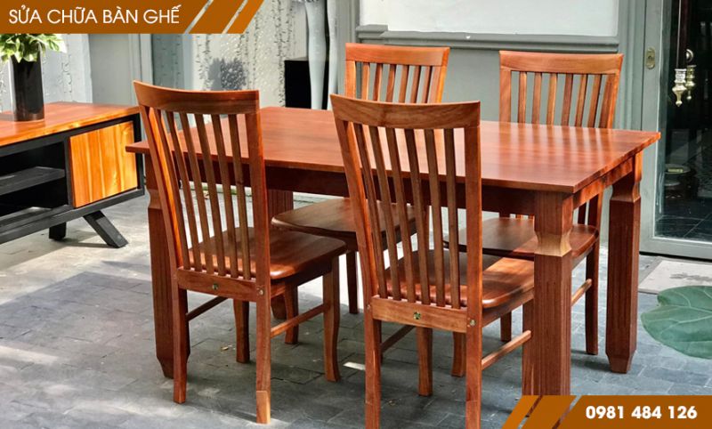 Dịch vụ Sửa chữa bàn ghế gỗ tại nhà uy tín giá rẻ: bàn ghế bị cong vênh mối mọt, hỏng cánh, ray...